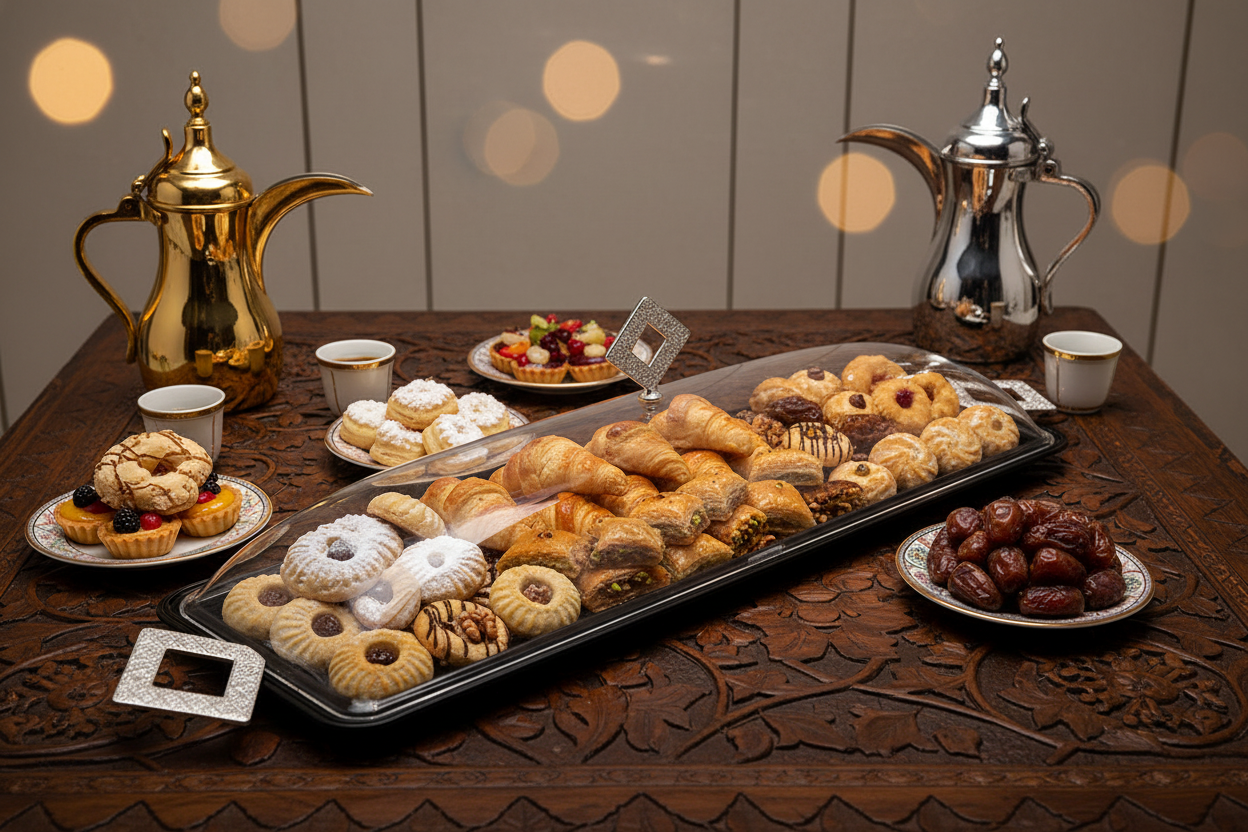 طبق تقديم  كيك