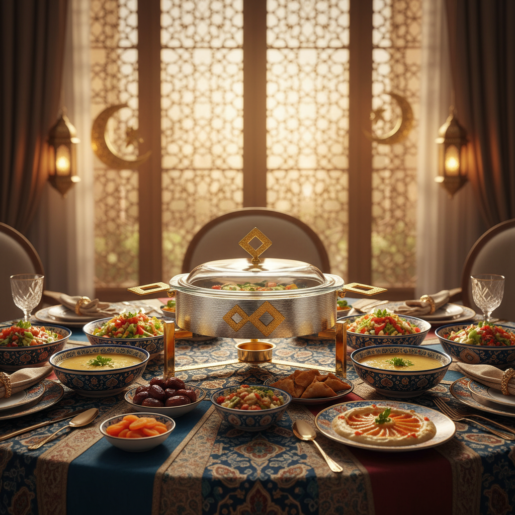 سخان طعام دائري فاخر 2 لتر