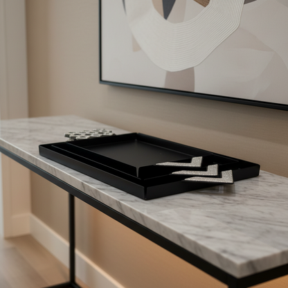 طقم صواني تقديم 3 قطع فاخر