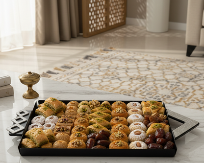 طقم صواني تقديم 3 قطع فاخر