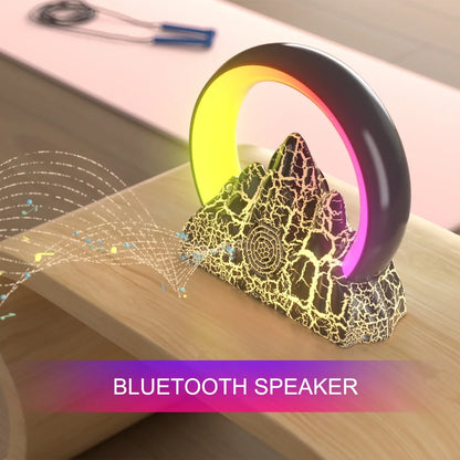 ‏ساعة منبه مع بلوتوث وشحن لاسلكي‏