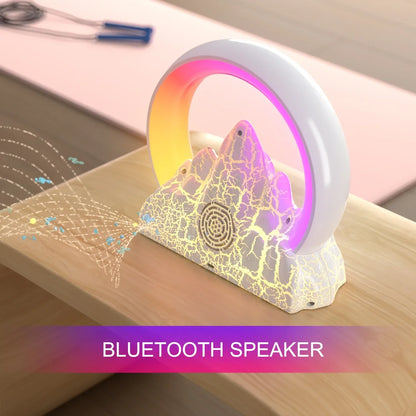 ‏ساعة منبه مع بلوتوث وشحن لاسلكي‏