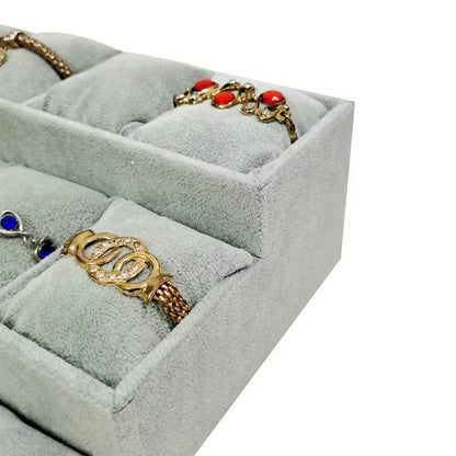 صندوق منظم للساعات والإكسسوارات 12 فتحة