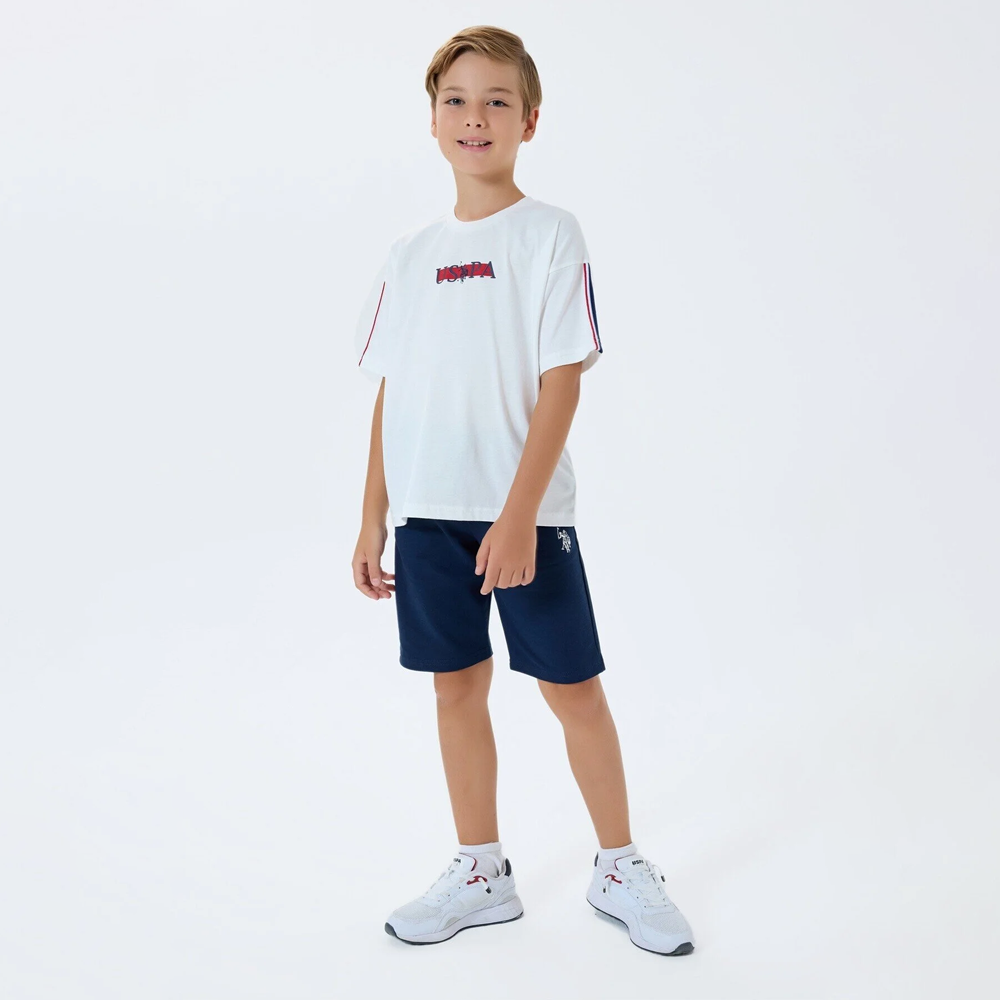 طقم اطفال ولادي U.S POLO