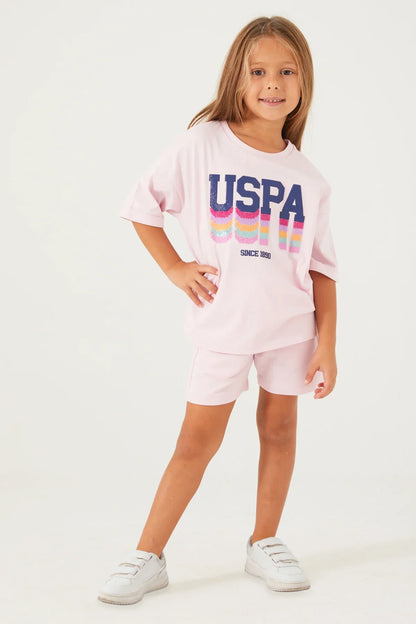 U.S POLO طقم البنات