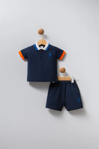 U.S POLO طقم بيبي
