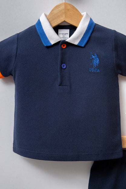 U.S POLO طقم بيبي