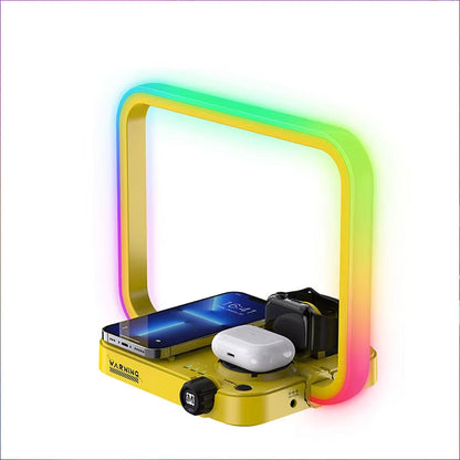 مصباح طاولة متعدد الوظائف 3 في1