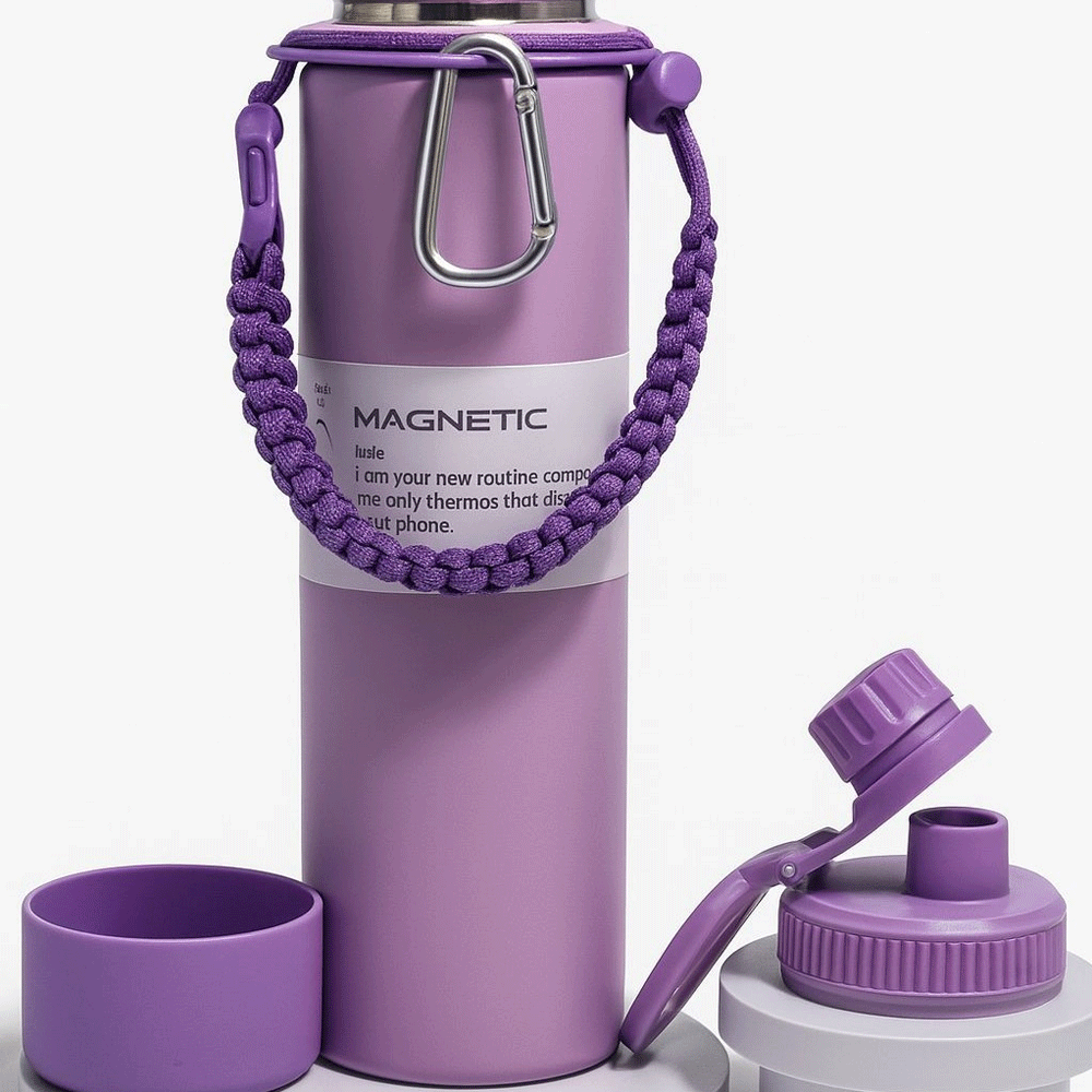 قارورة حرارية مع ستاند هاتف 750ملل