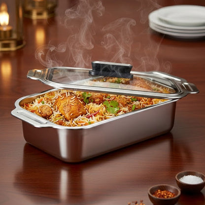 حافظة طعام ستيل بتصميم عملي