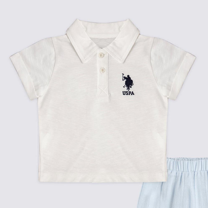 U.S POLO طقم بيبي