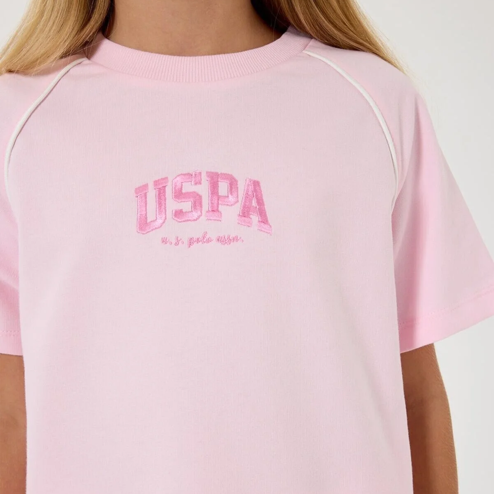 طقم اطفال بناتي U.S POLO
