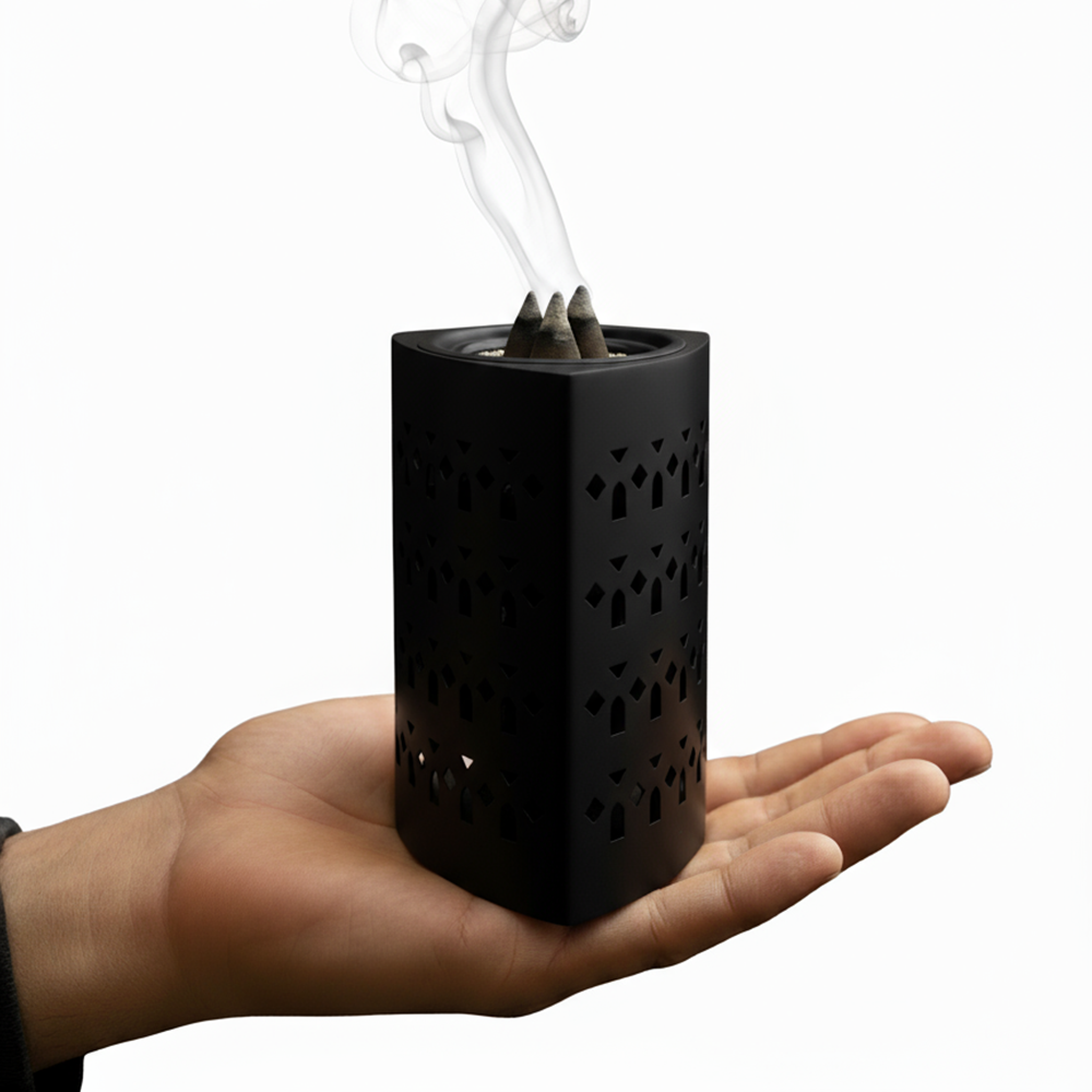 مبخر معدني فاخر بنقوش