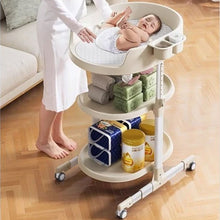 طاولة تغيير حفاضات الأطفال 2 في 1