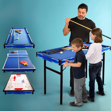 طاولة بلياردو 4 في 1 قابلة للطي ومتعددة الاستخدامات