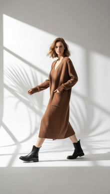 فستان مع بشت نسائي