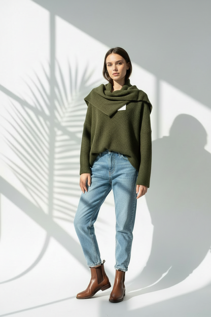 بلوزة اسكارف