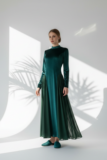 فستان نسائي مخمل