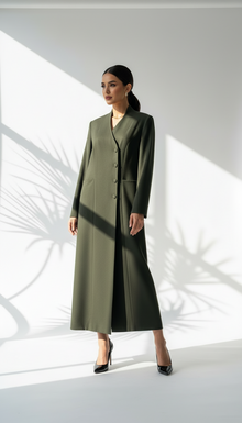 جاكيت نسائي ازرار جانبية