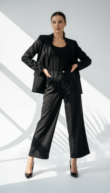 بنطلون نسائي كلاسيكي عريض