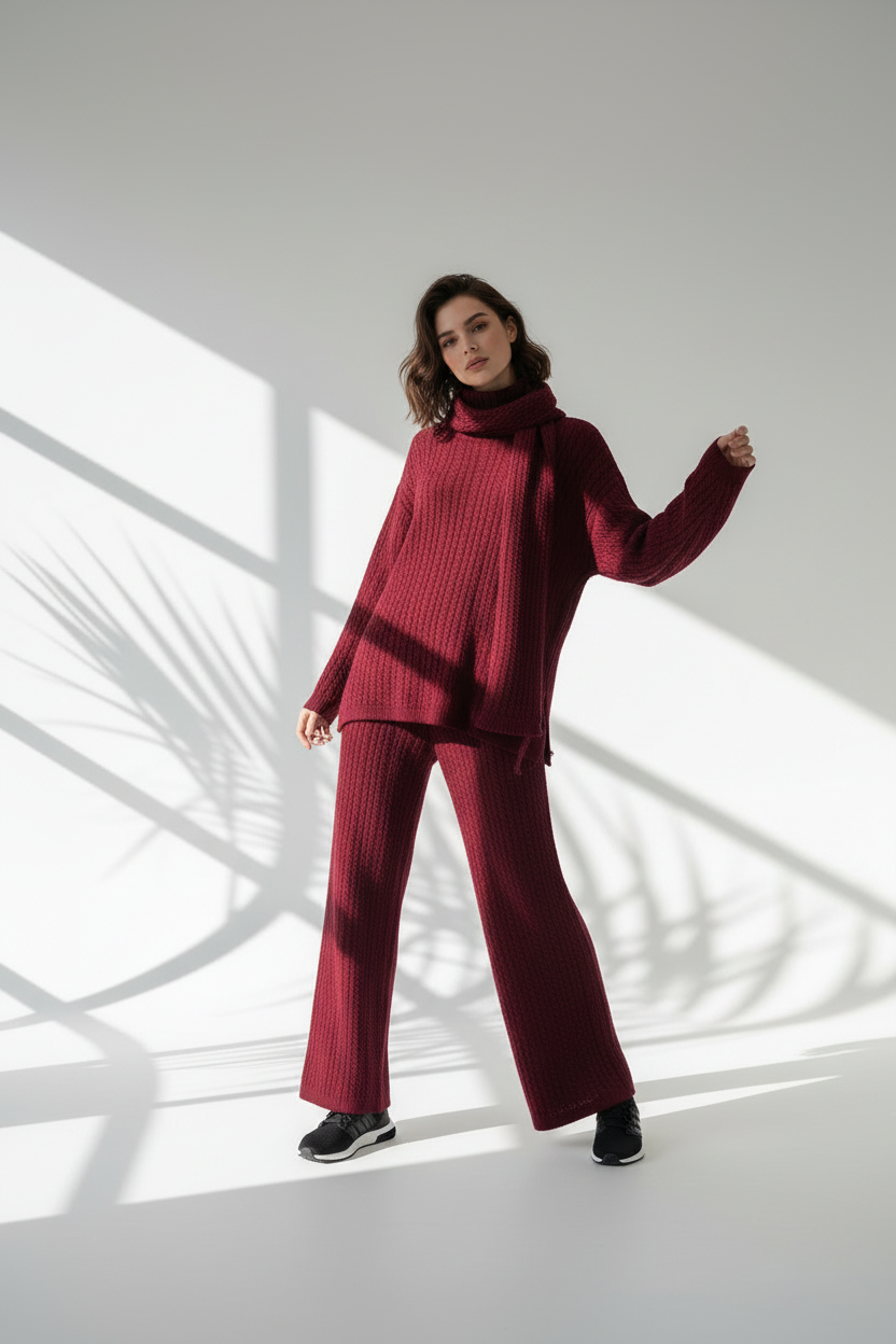 بدلة نسائي سكارف