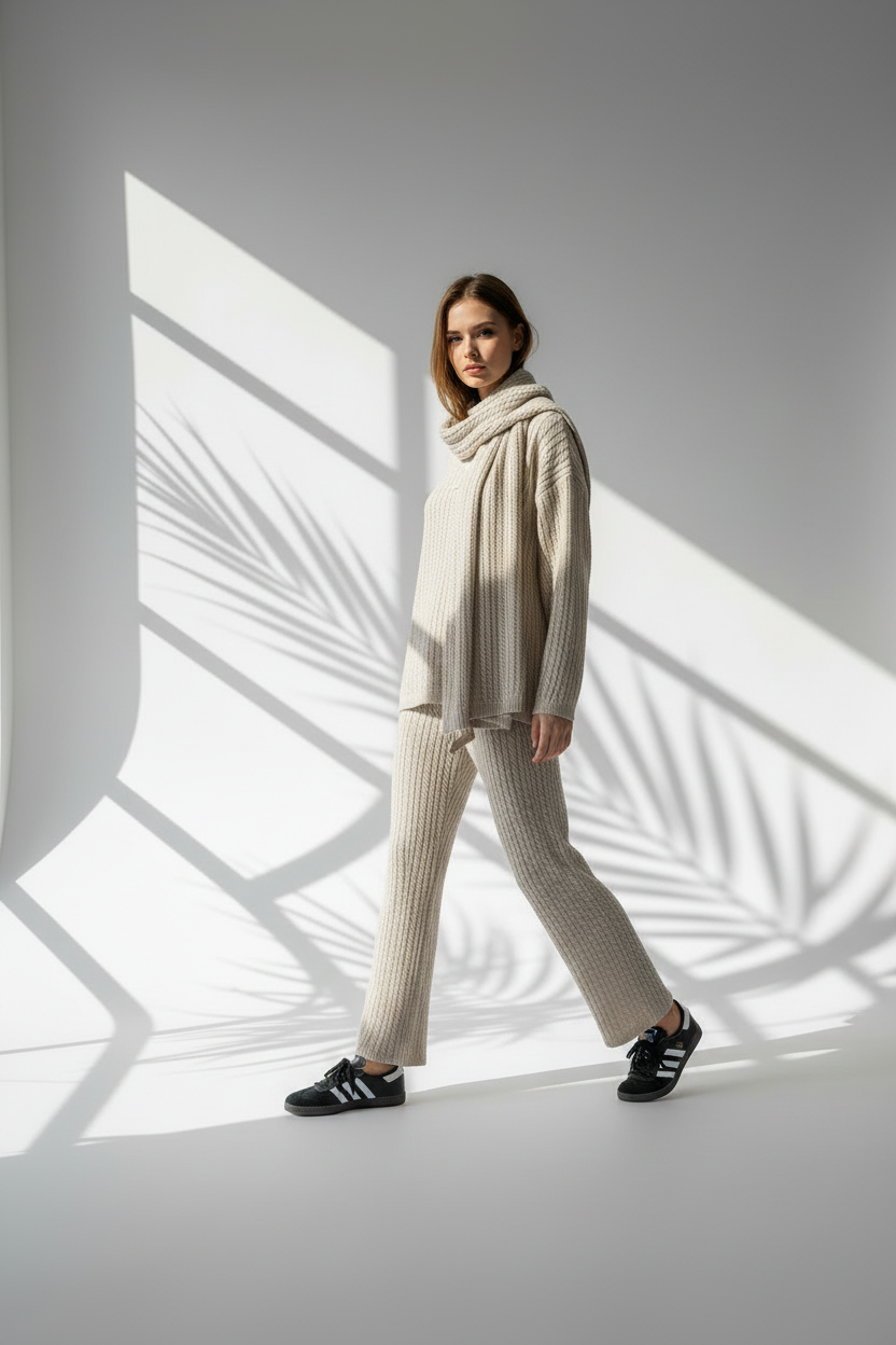 بدلة نسائي سكارف