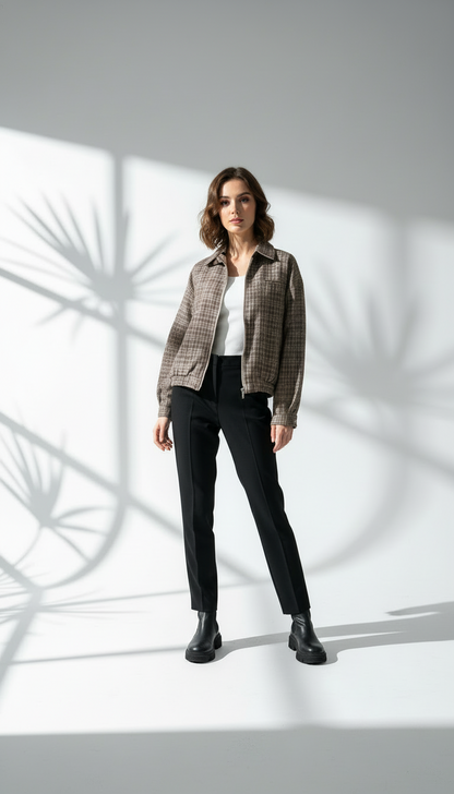 جاكيت نسائي سحاب