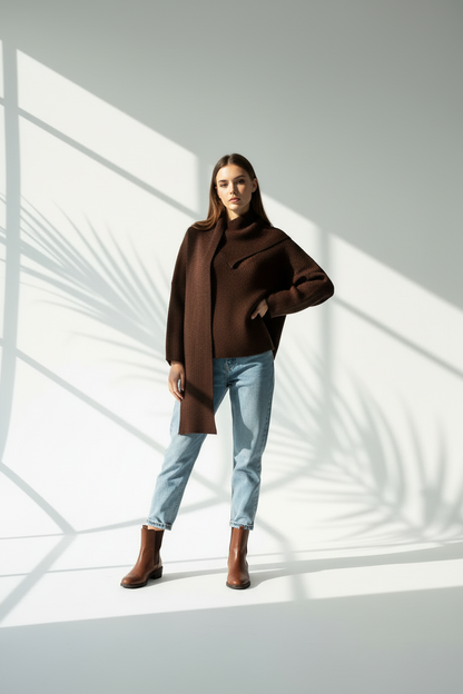 بلوزة اسكارف