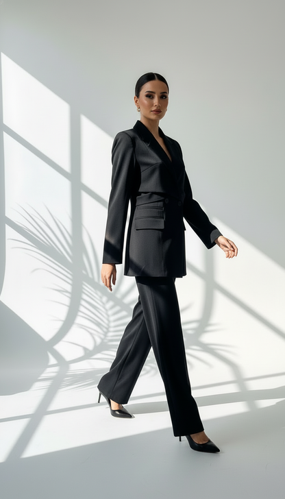 بدلة نسائي موديل عصري