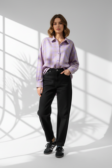 قميص كاروهات نسائي