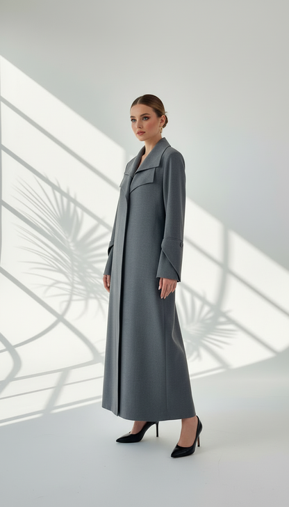 جاكيت نسائي بياقتين