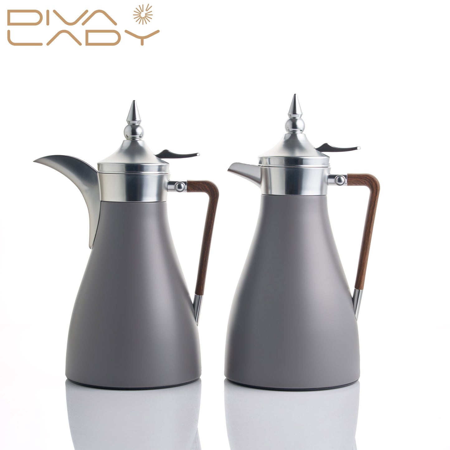 طقم مطارات غنى للشاي والقهوة