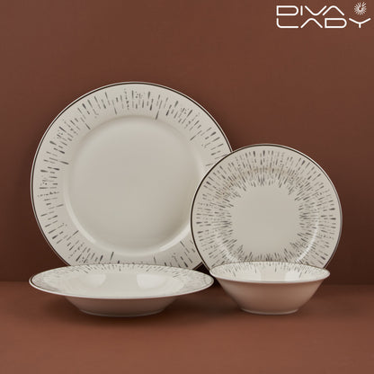 طقم سفرة بنقش خفيف