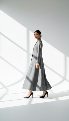 جاكيت لنن طويل