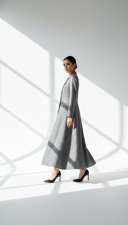 جاكيت لنن طويل