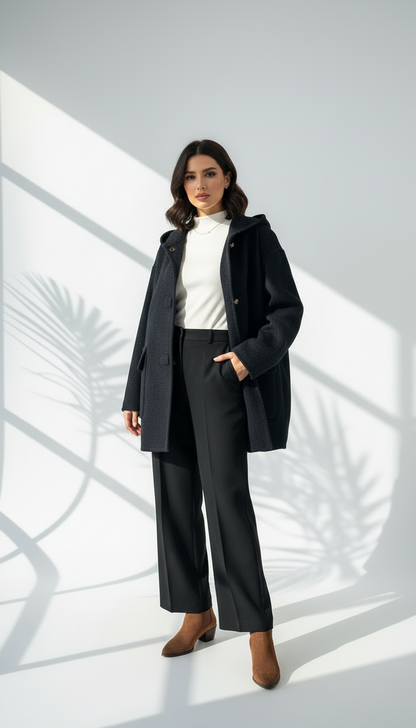 جاكيت نسائي جوخ قصير