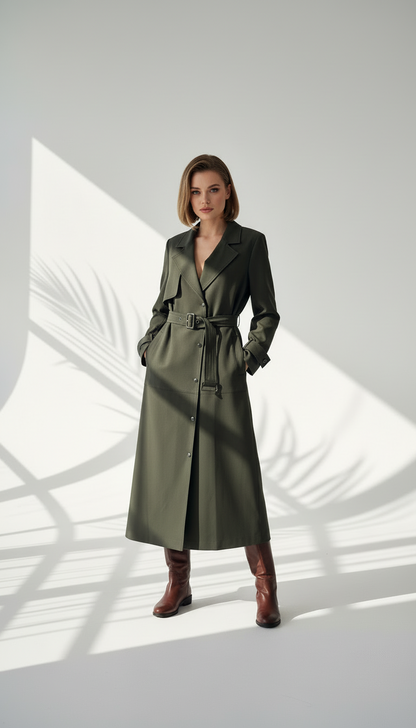 معطف نسائي طويل