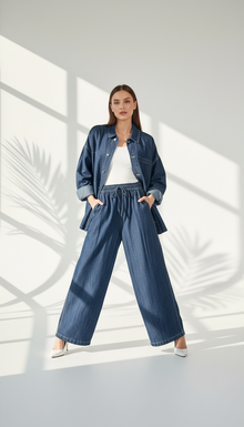 بدلة جينز نسائي