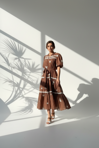 فستان نسائي مطرز