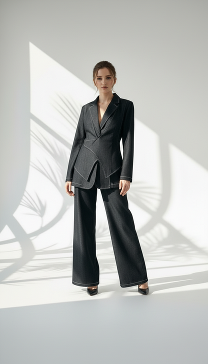 بدلة جينز نسائي