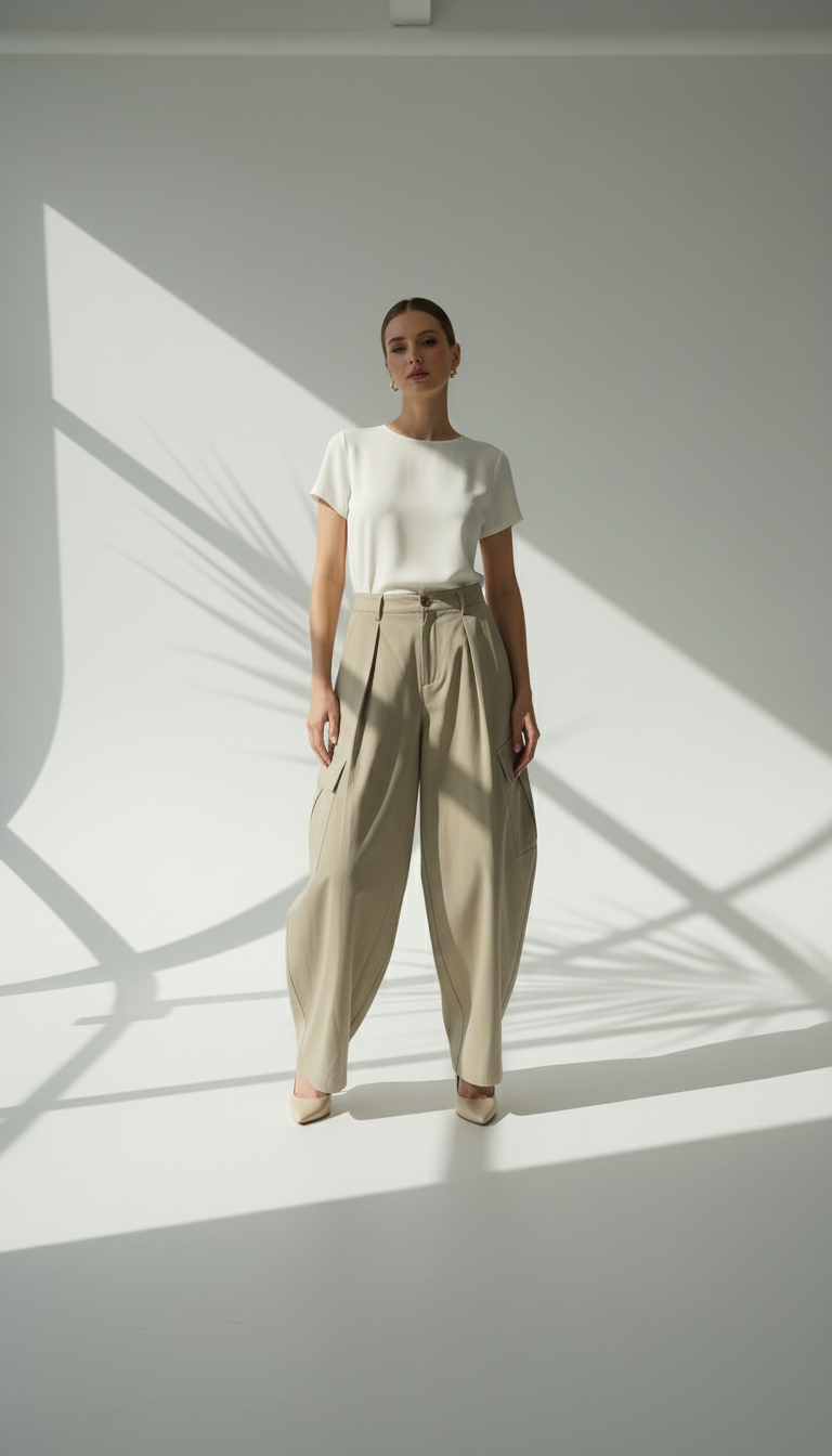 بنطلون نسائي واسع