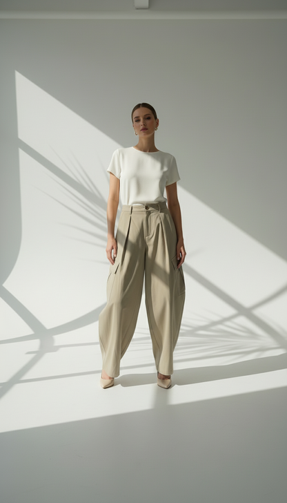 بنطلون نسائي واسع