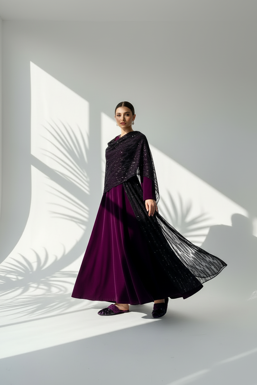 دراعة نسائي اسكارف