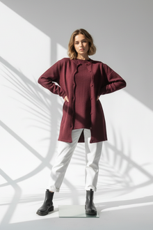 بلوزة مع جاكيت