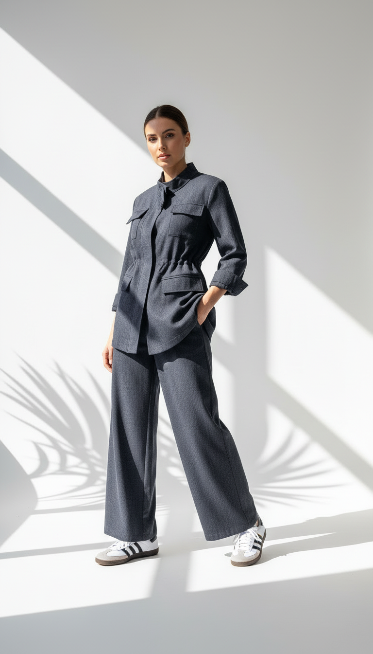 بدلة جينز بأربع جيب