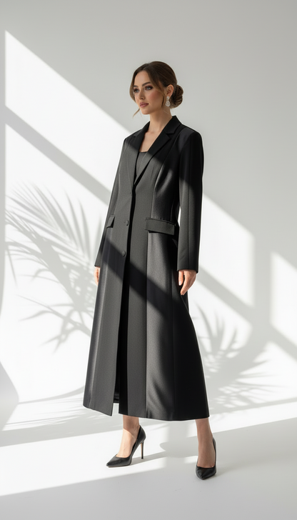 جاكيت نسائي بجيبين