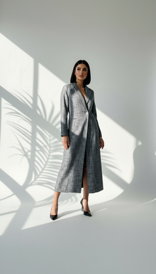 جاكيت لنن طويل