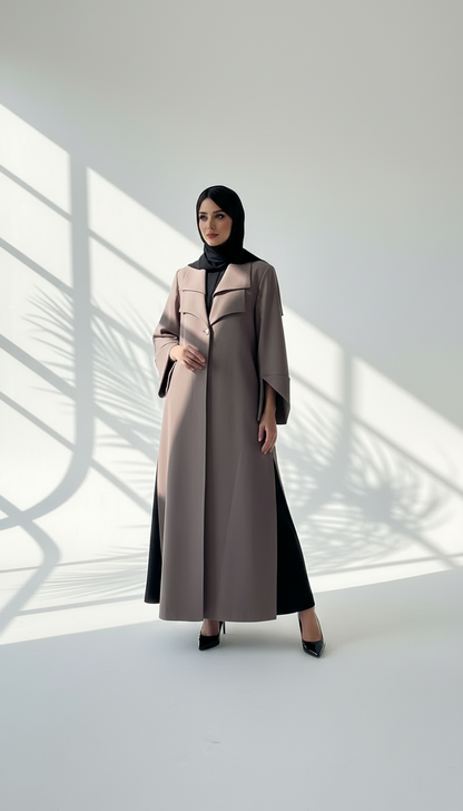 جاكيت نسائي بياقتين