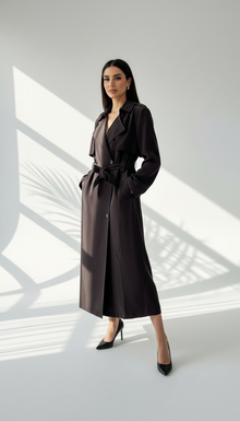 معطف أنيق بقصة عصرية محددة