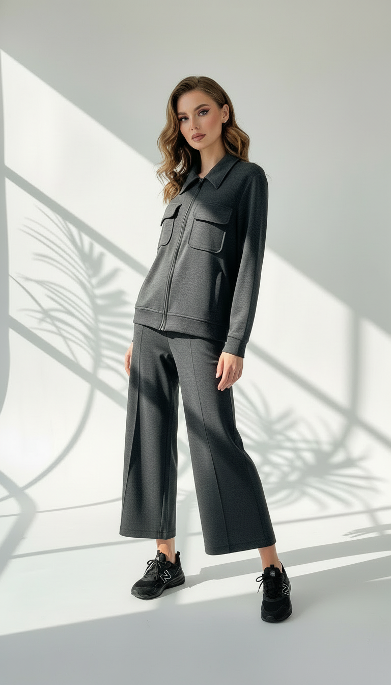 بدلة نسائي بجيوب